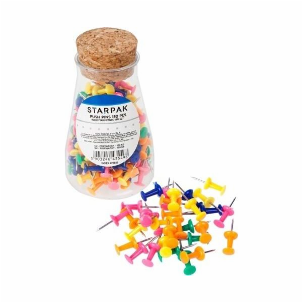 Starpak barevné špendlíky 150 ks