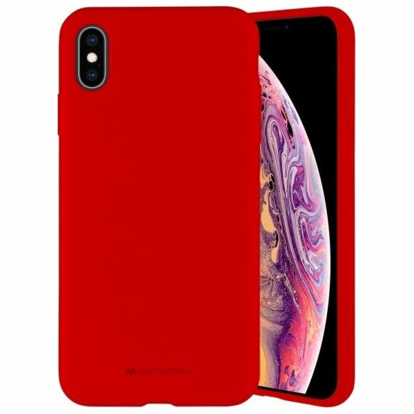 Silikonový kryt Mercury pro iPhone 13 červený/červený