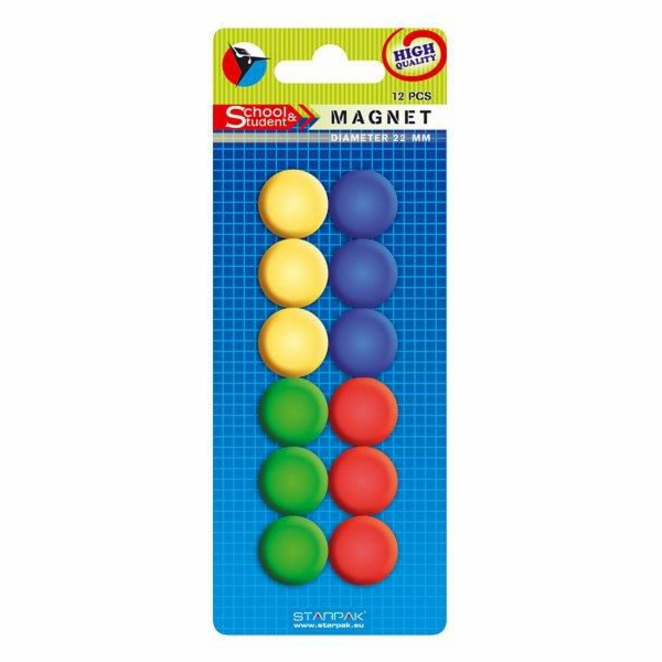 Starpak Barevné magnety 20mm /12ks/ (244150)