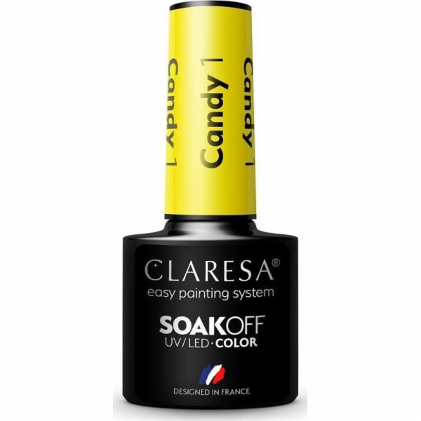 Claresa  Soak Off UV/LED Candy hybridní lak 1 5g