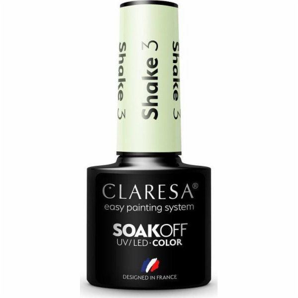 Claresa  Soak Off UV/LED Shake hybridní lak 3 5g