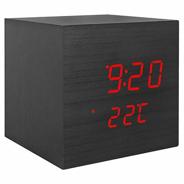 LTC LED kostkový budík s teploměrem LXLTC07