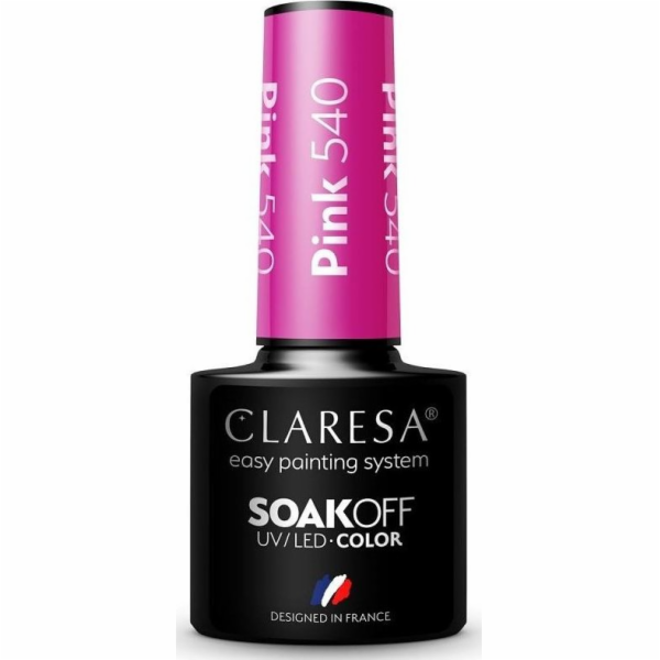 Claresa Soak Off UV/LED Pink hybridní lak 540 5g