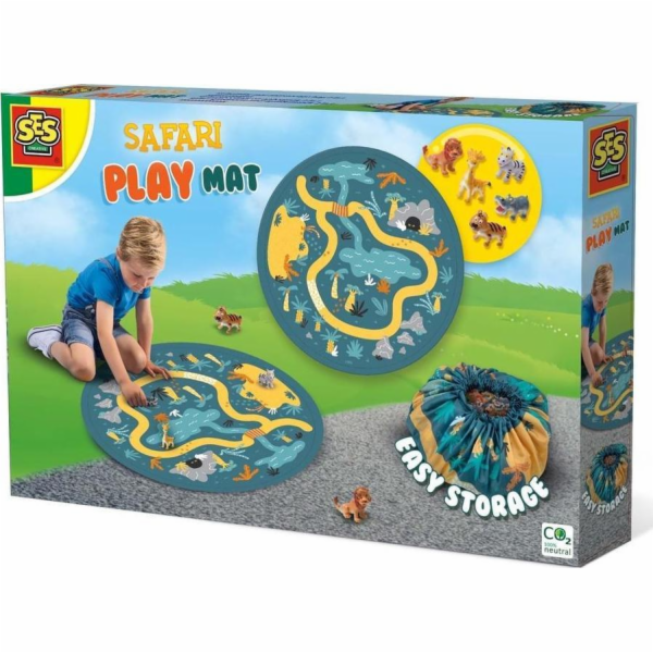 Hrací podložka a taška SES Safari 2v1