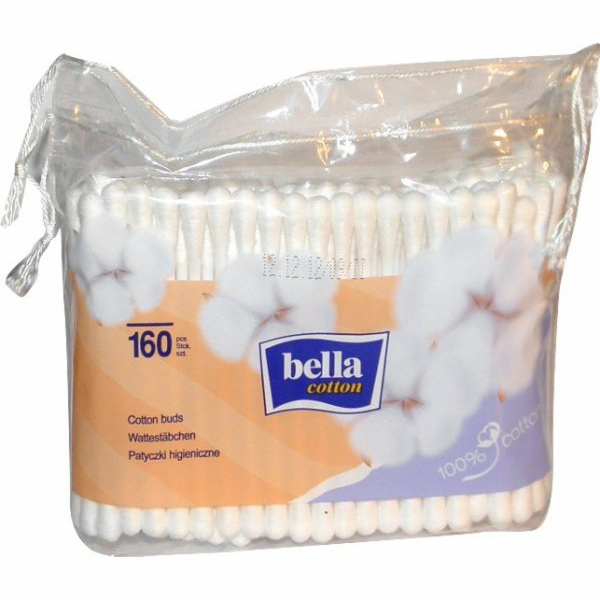 Vatové tyčinky Bella Cotton 160 ks