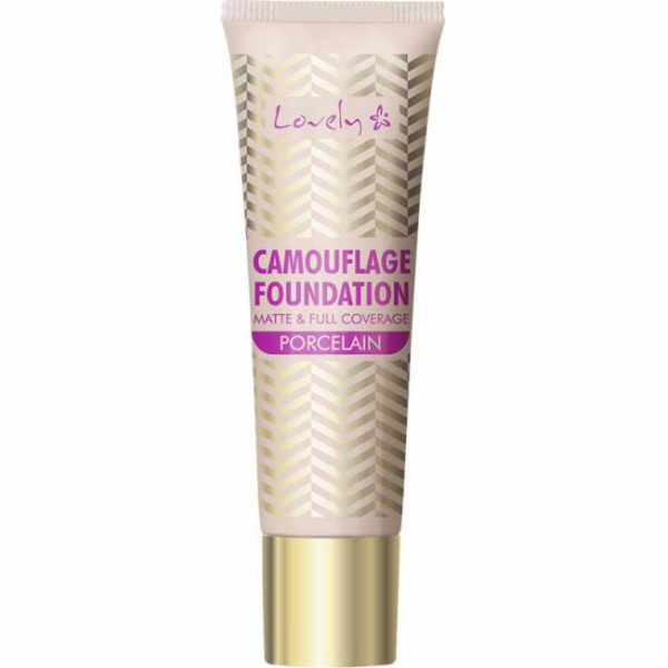 Lovely Camouflage Foundation Matt & Full Coverage 1 Porce...
