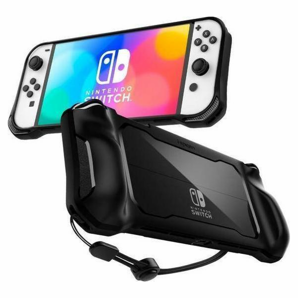 Spigen Rugged Armor Nintendo Switch Oled černá/matná čern...