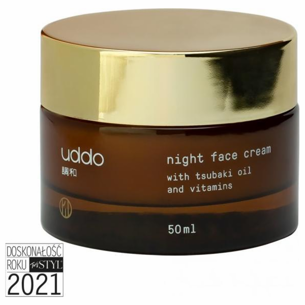 UDDO_Night Face Cream pleťový krém s vitamíny a Tsubaki o...