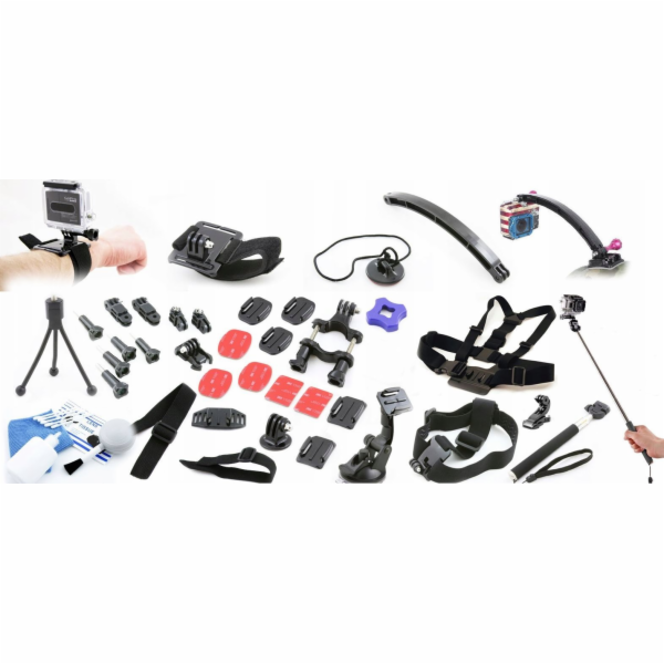 Xrec Set Příslušenství Xxl pro Gopro Go Pro Hero 7 6 5 4 ...