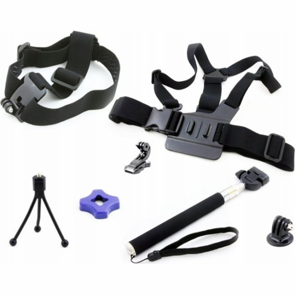 Xrec Monopod / Head Strap / Hrudní držák pro Gopro Hero 5...
