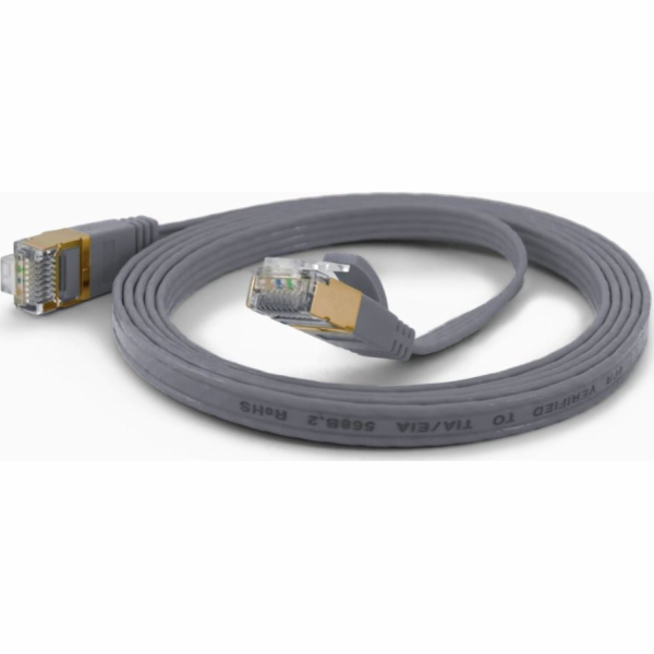 Wantec  flates CAT6A FTP Patch Cable - 0,25 m - Cat6a - F...