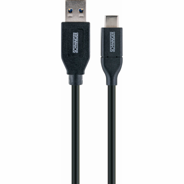 Schwaiger USB-A - USB-C USB kabel 0,5 m černý (LK050C 533)