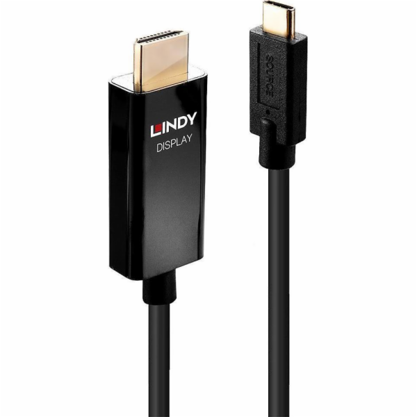 Lindy USB-C – HDMI kabel 1 m černý (43291)
