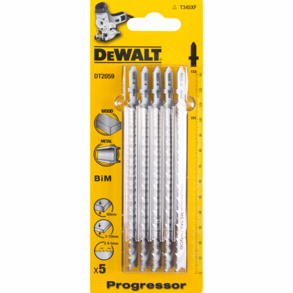 Dewalt Listy do skládačky typ T BIM132x101mm 5 ks. univer...