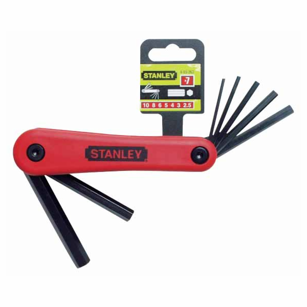 Stanley Sada imbusových klíčů, multifunkční, 1,5-6mm, 7 k...
