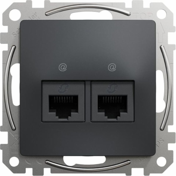 Schneider Electric Sedna Design Počítačová zásuvka 2xRJ45...