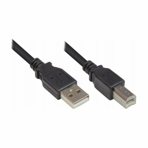Montis USB-A - USB-B USB kabel 1,8 m černý (MT050)