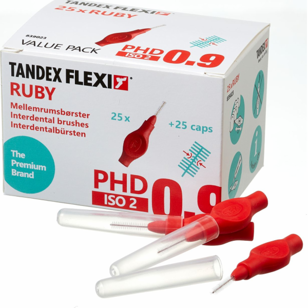 Tandex Tandex (25 ks) Zubní kartáčky Flexi Super Fine Rub...