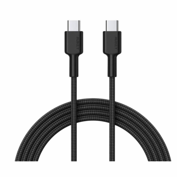 Aukey USB-C – USB-C kabel USB 0,9 m černý (CB-CD45)