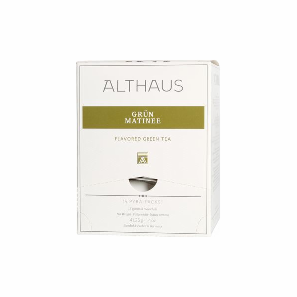 Althaus Althaus - Grun Matinee Pyra Pack - Čaj 15 pyramid