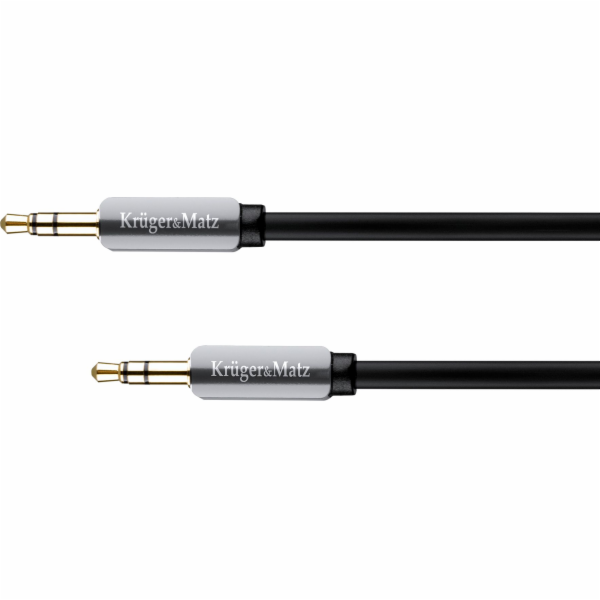 Kruger&Matz kabel Jack 3,5 mm - Jack 3,5 mm 1,5 m šedý (K...