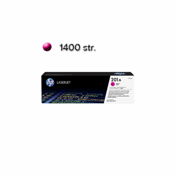 HP 201A Magenta LJ Toner Cartridge, CF403A