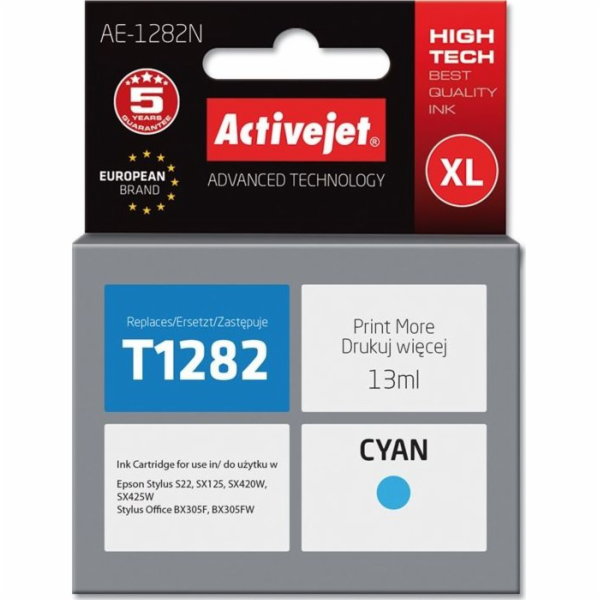 Activejet AE-1282N ink for Epson printer  Epson T1282 rep...