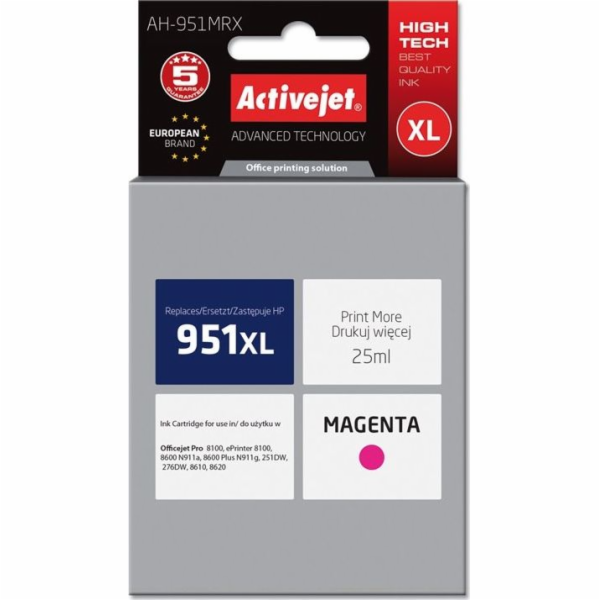 Activejet AH-951MRX HP Printer Ink  Compatible with HP 95...