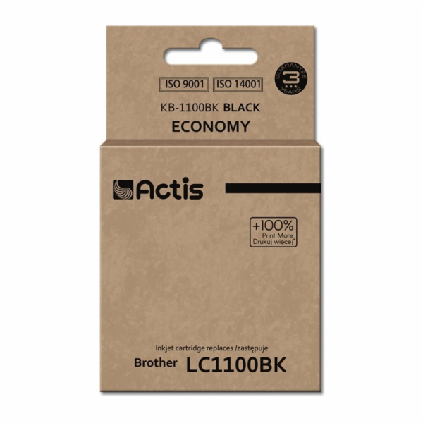 Actis KB-1100Bk Inkoust (náhrada za Brother LC1100BK/980B...