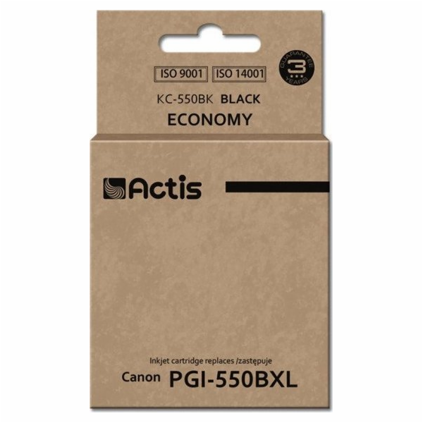 Actis KC-550Bk ink for Canon printer; Canon PGI-550Bk rep...
