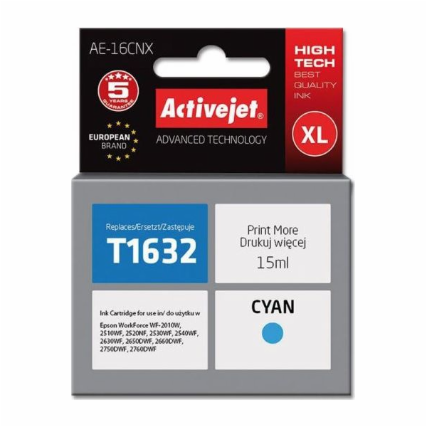 Activejet Inkoust AE-16CNX (náhradní inkoust Epson 16XL T...