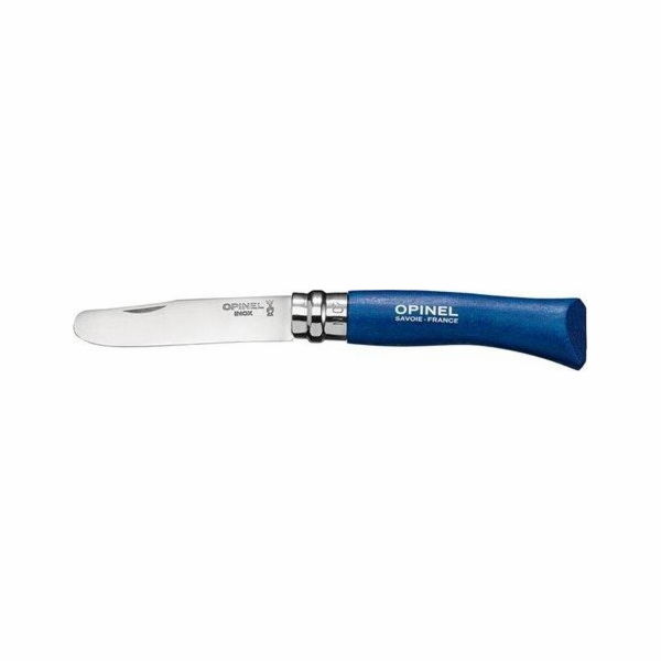 Opinel detsky nuz c.07 zaviraci zakulacena cepel modra ru...
