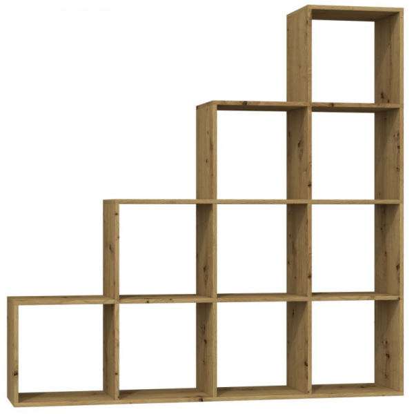 Topeshop STEP ARTISAN Knihovna do obývacího pokoje 4X4