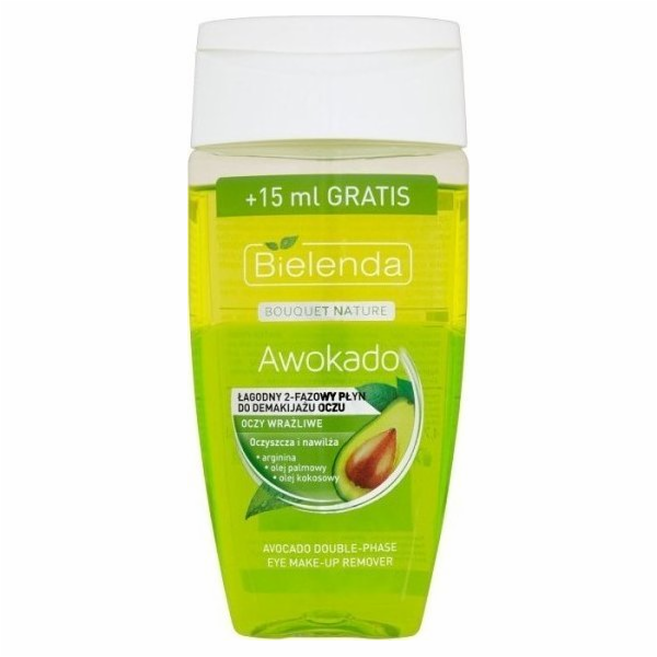 Bielenda Avocado 2-fázový tekutý na odlíčení očního make-...