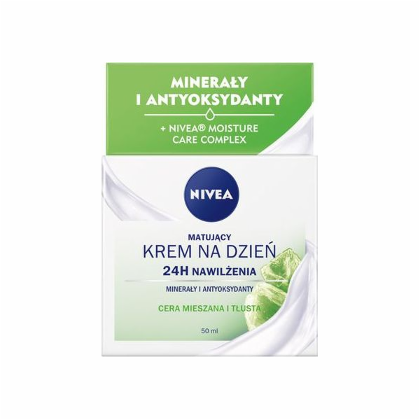 Nivea 24H Hydratační zmatňující denní krém pro smíšenou a...