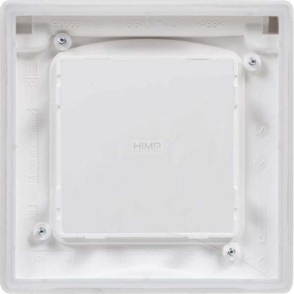 Legrand Niloe Step - jednoduchý rám IP44 - bílá barva 863196