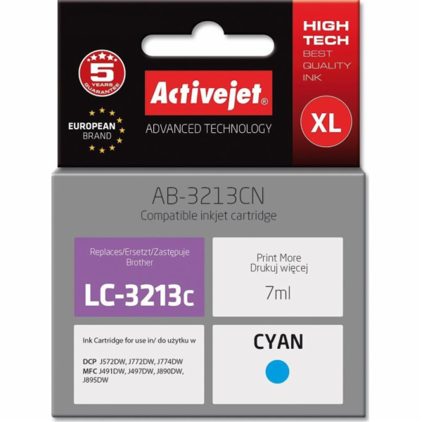 Activejet AB-3213CN inkoust do tiskárny Brother, Brother ...