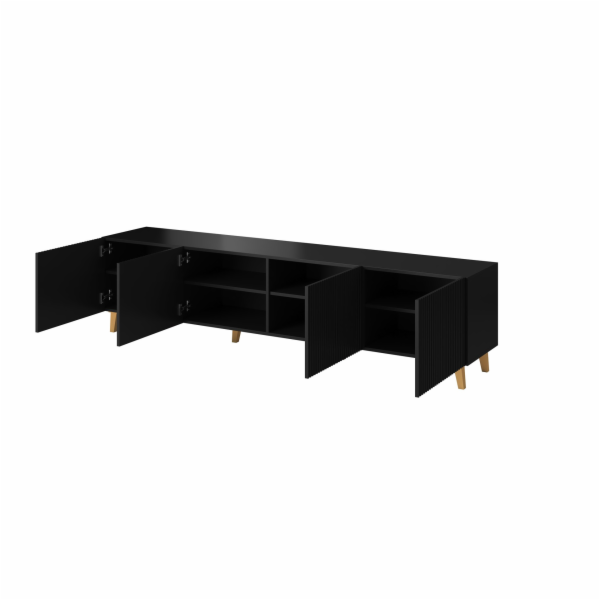 Cama RTV skříňka PAFOS 200x42x52 Černá mat