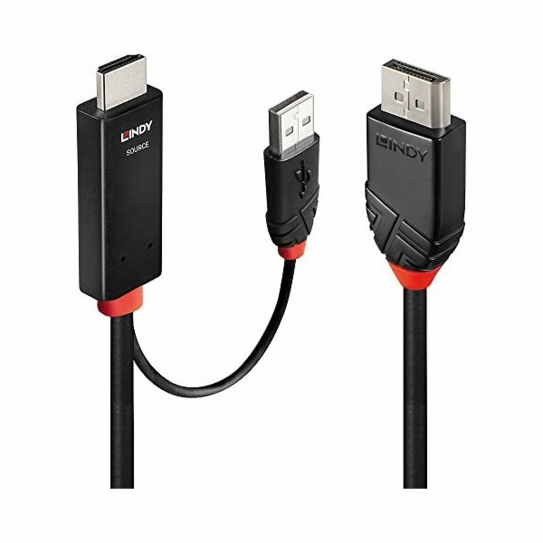 Lindy adaptérový kabel HDMI > DisplayPort