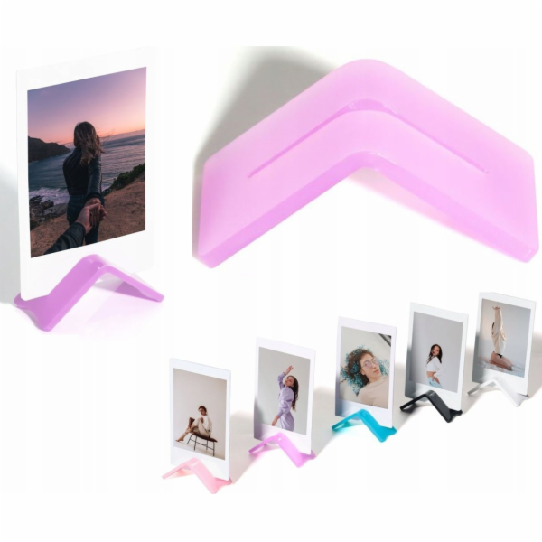Držák fotorámečku Fujifilm Instax / fialový