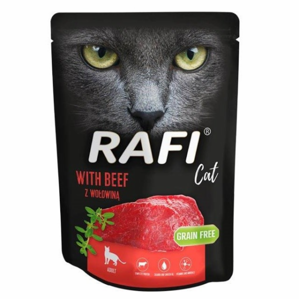 DOLINA NOTECI RAFI CAT Beef - Mokré krmivo pro kočky 300 g