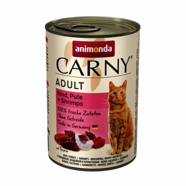 ANIMONDA Carny Adult příchuť Hovězí krůta a krevety - mok...