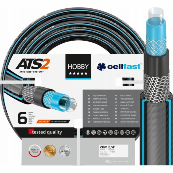 CELLFAST HOBBY ATS2 Zahradní hadice 20m