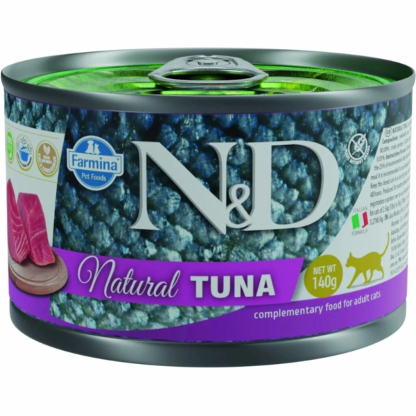 FARMINA N&D Cat Natural Tuna - mokré krmivo pro kočky - 1...