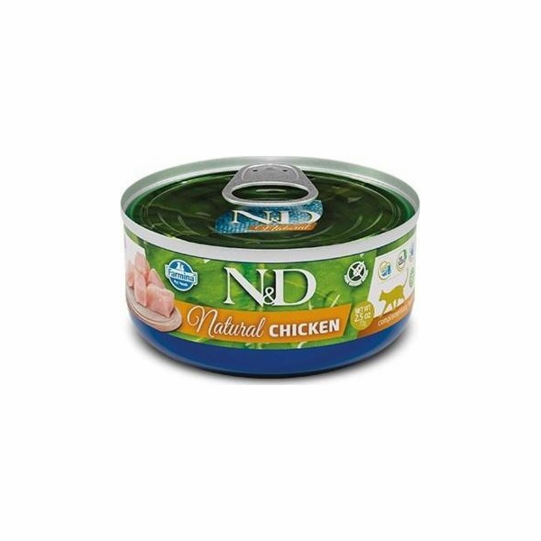 FARMINA N&D Cat Natural Chicken - mokré krmivo pro kočky ...