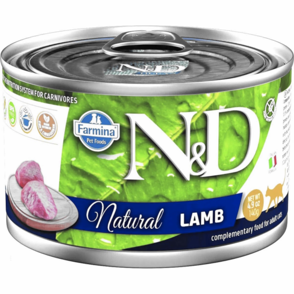 FARMINA N&D Cat Natural Lamb - vlhké krmivo pro kočky - 1...