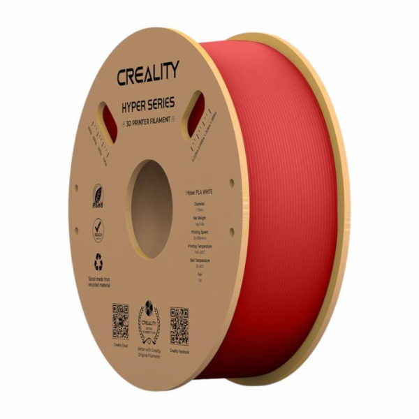Hyper PLA Filament Red, 3D kazeta
