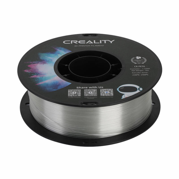 CR-PETG Filament Čirá, 3D kazeta