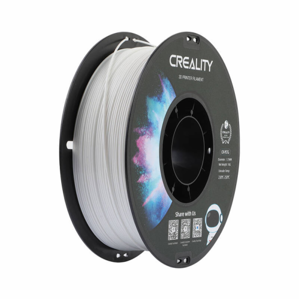 CR-PETG Filament White, 3D kazeta