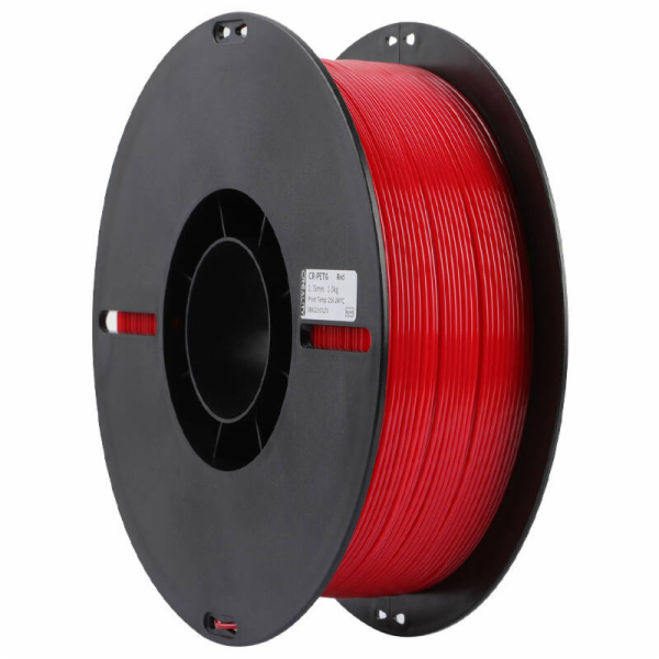 CR-PETG Filament Red, 3D kazeta